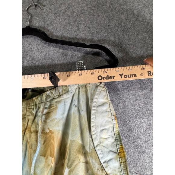 Free People Riverside Tool & Dye Pants Women XS Olive Green parachute exaggerate - Picture 5 of 8